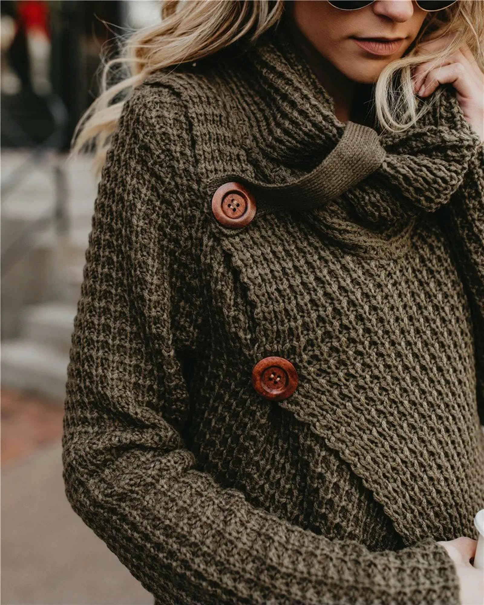 Sweter dla kobiet z długim rękawem jednolity kolor bluza pulower topy bluzka sweter z dzianiny damski golf sweter