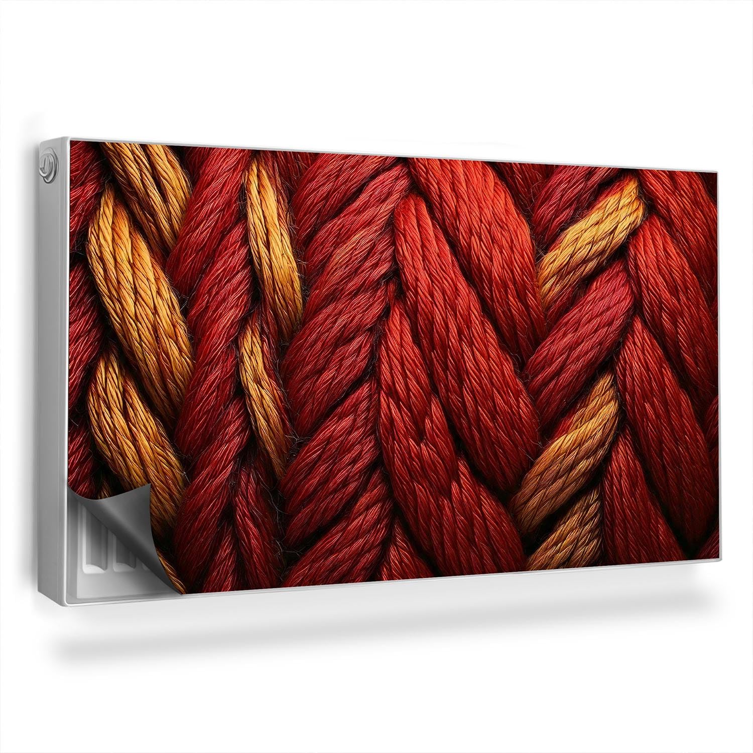 Panel Decorativo Magnético para Radiador Cubierta Textura Lana de 110x60 cm