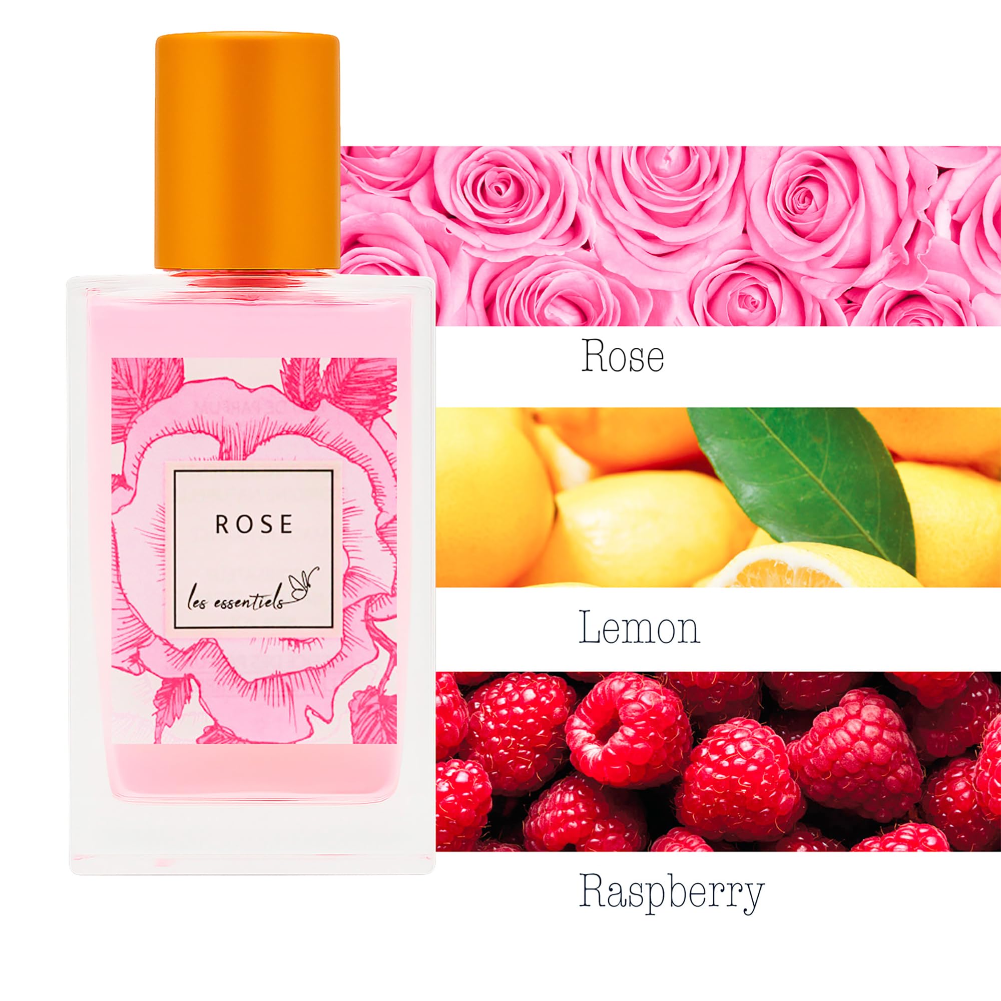 Amazon.com : Les Essentiels Rose - Women Perfume - Floral