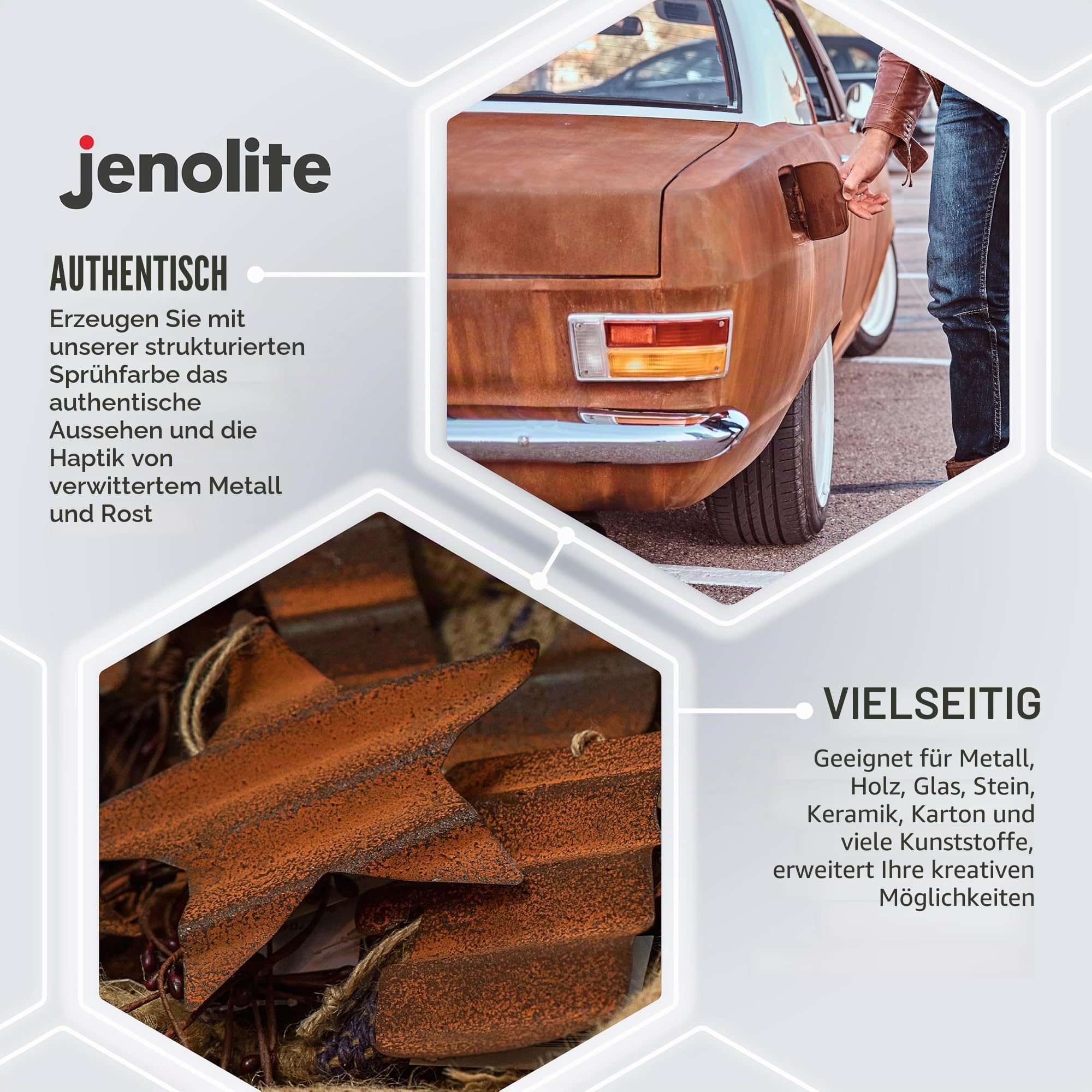 JENOLITE Rosteffekt-Sprühfarbe