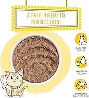 Vista 50 de Weruva Classic Cat Paté, Meal or No Deal! with Chicken & Beef, 3oz Can (Pack of 12)