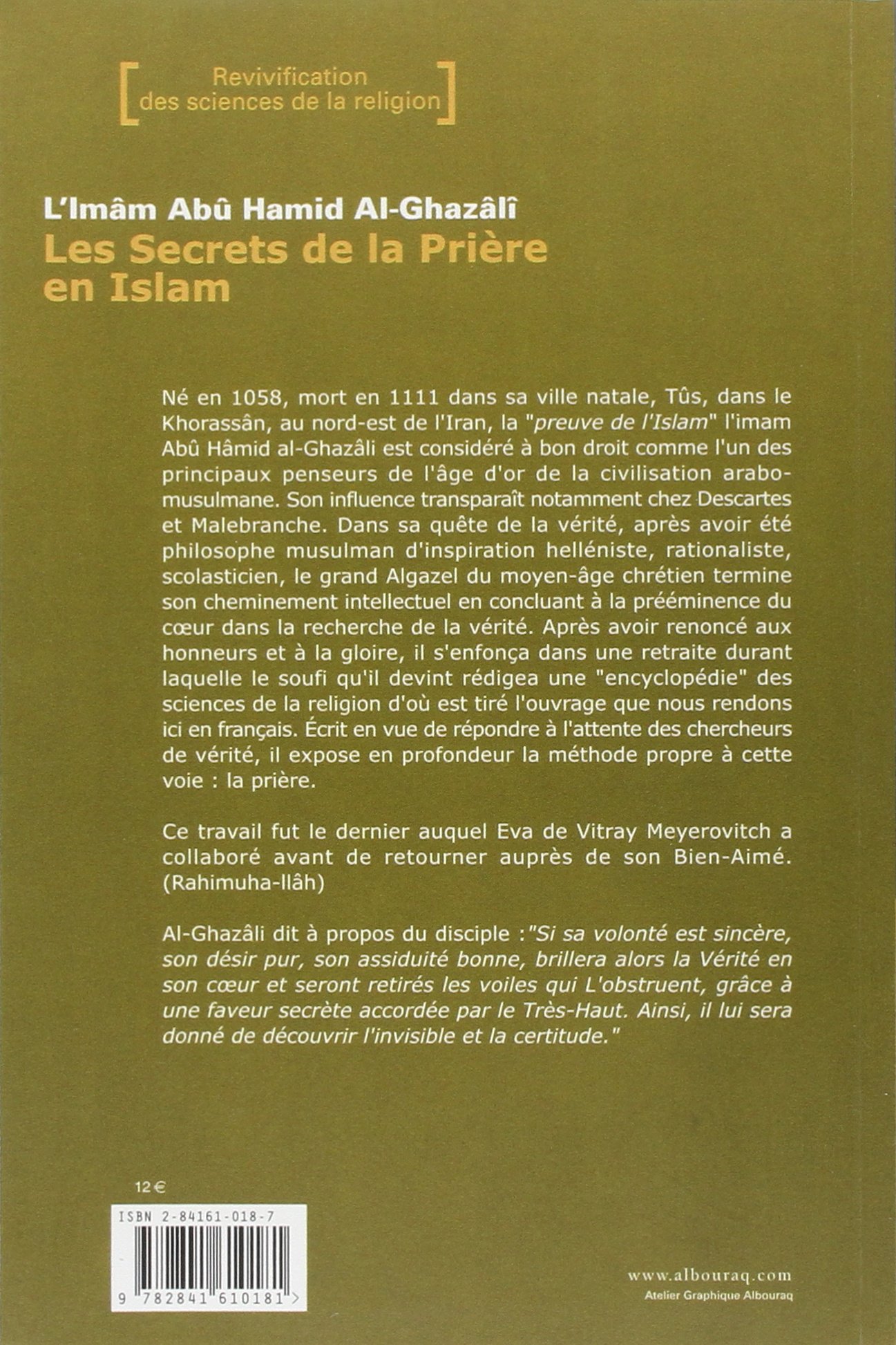 Les Secrets De La Prière Ghazali Pdf