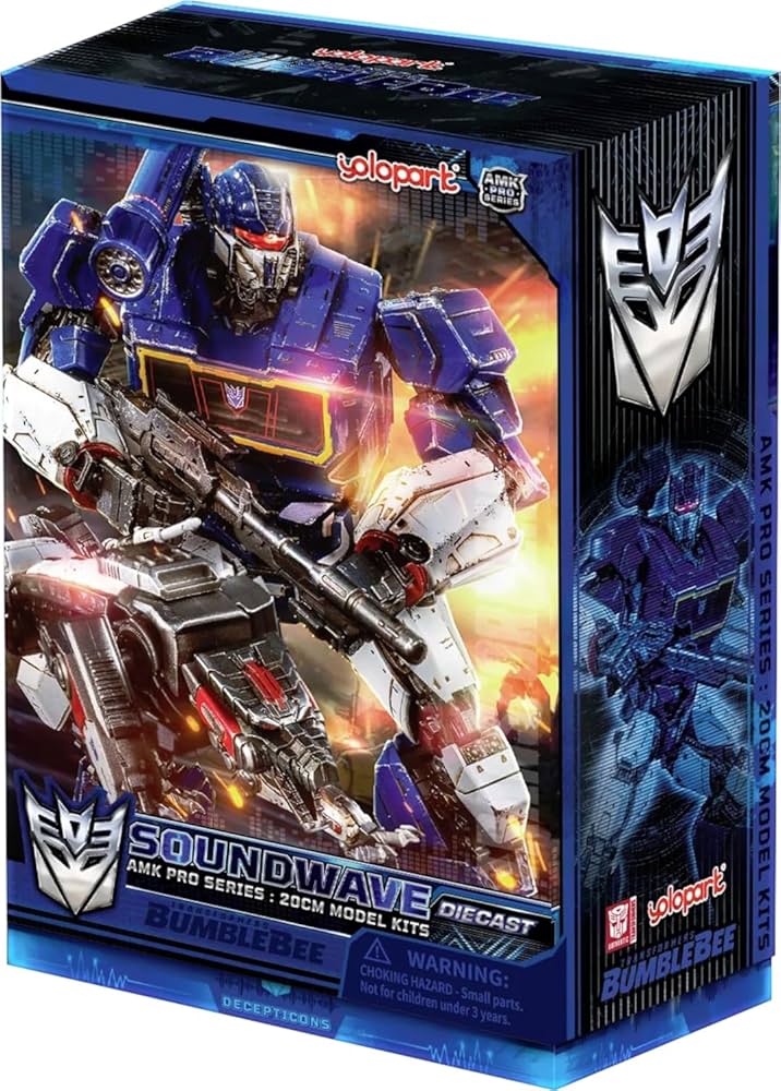 サウンドウェーブ、ショックウェーブ、アイアンハイド　プラモデルセット サウンドウェーブ、ショックウェーブ、アイアンハイド