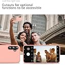 YATWIN Silicone Back Case for Samsung Galaxy A35, Soft-Touch Phone Back Cover for Samsung Galaxy A35 - Pink gallery image