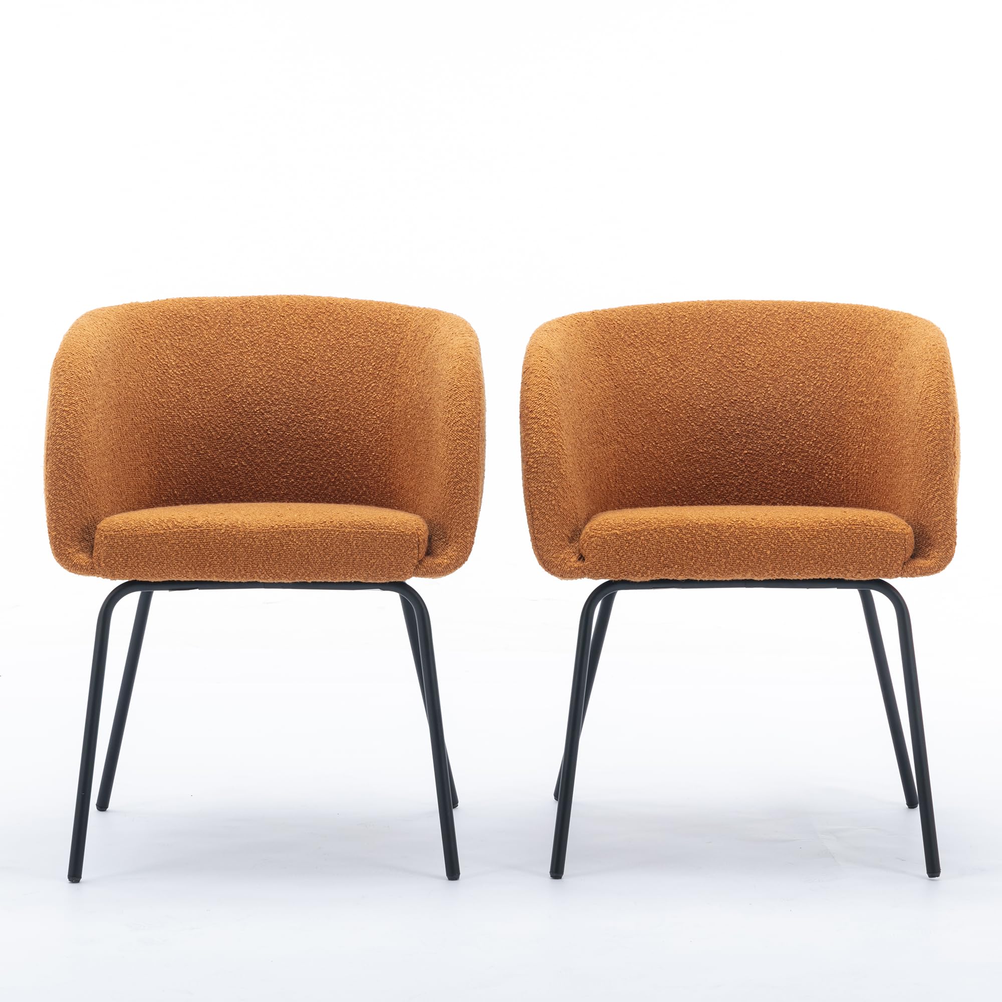 Lot de 2 chaises de salle à manger de luxe en velours gris foncé avec fonction pivotante et pieds en métal, siège élégant et confortable pour décoration de salle à manger élégante