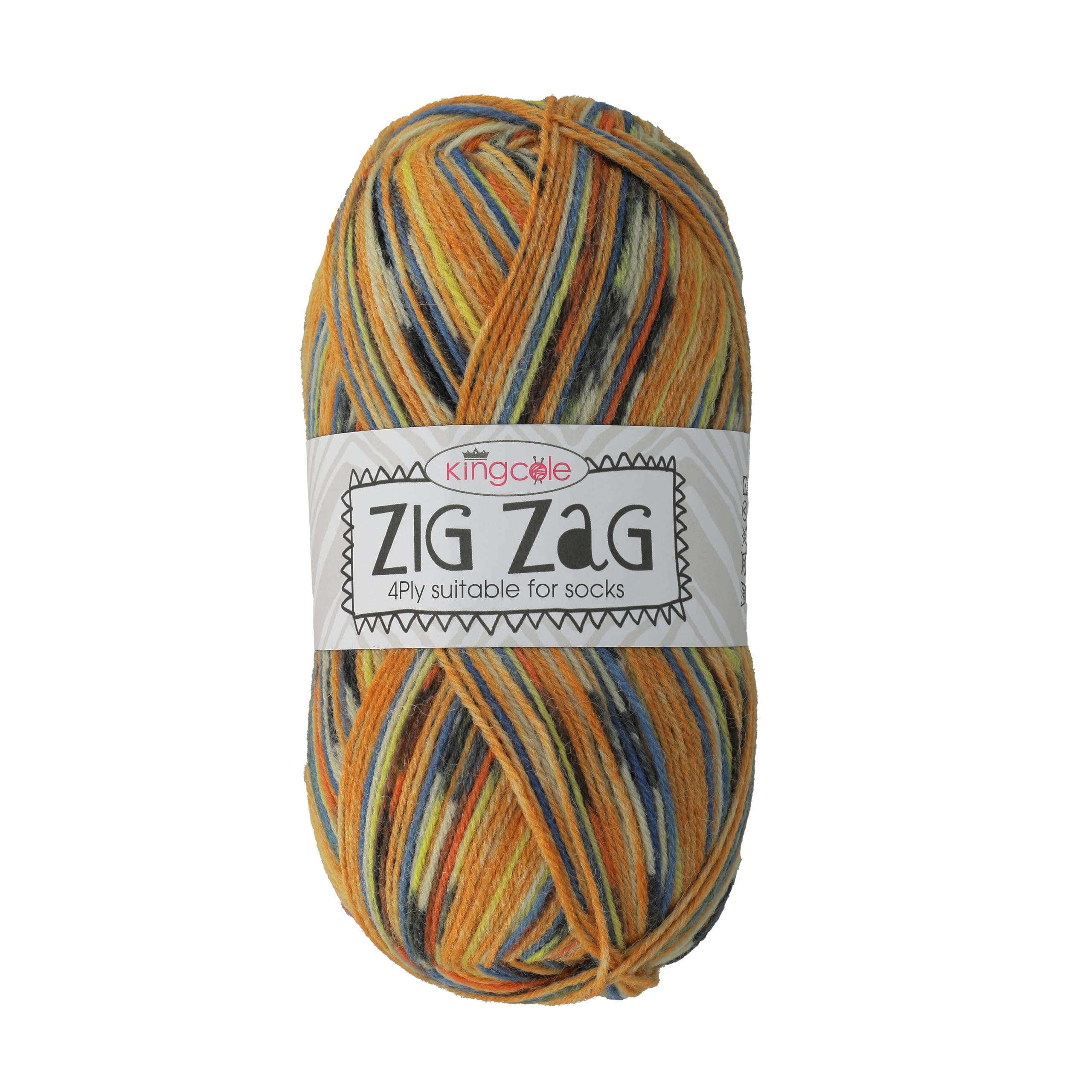 King Cole Zig Zag 4Ply - Gingersnap (4960)