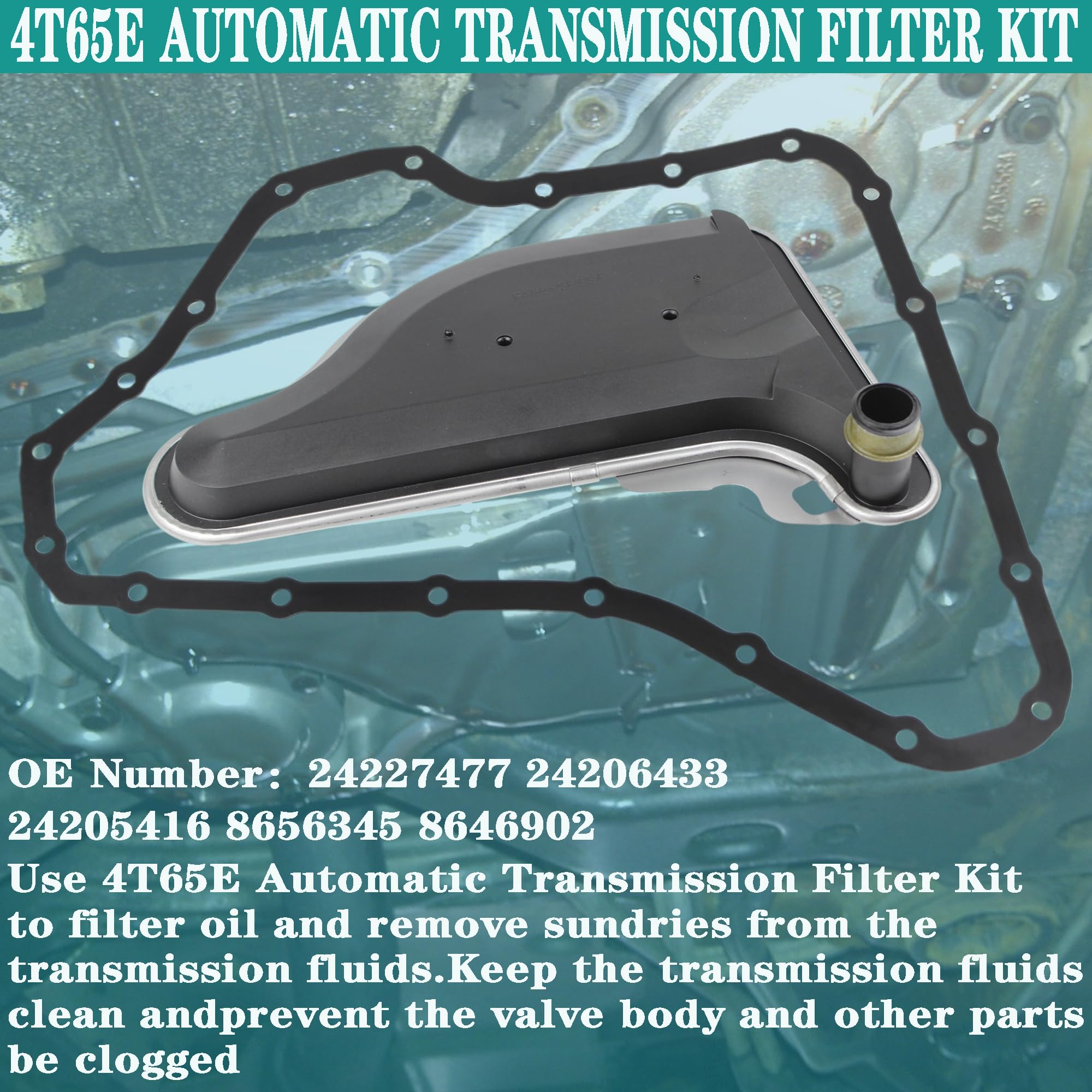 Amazon.com: YzusGomumu 4T65E Automatic Transmission Filter Kit  