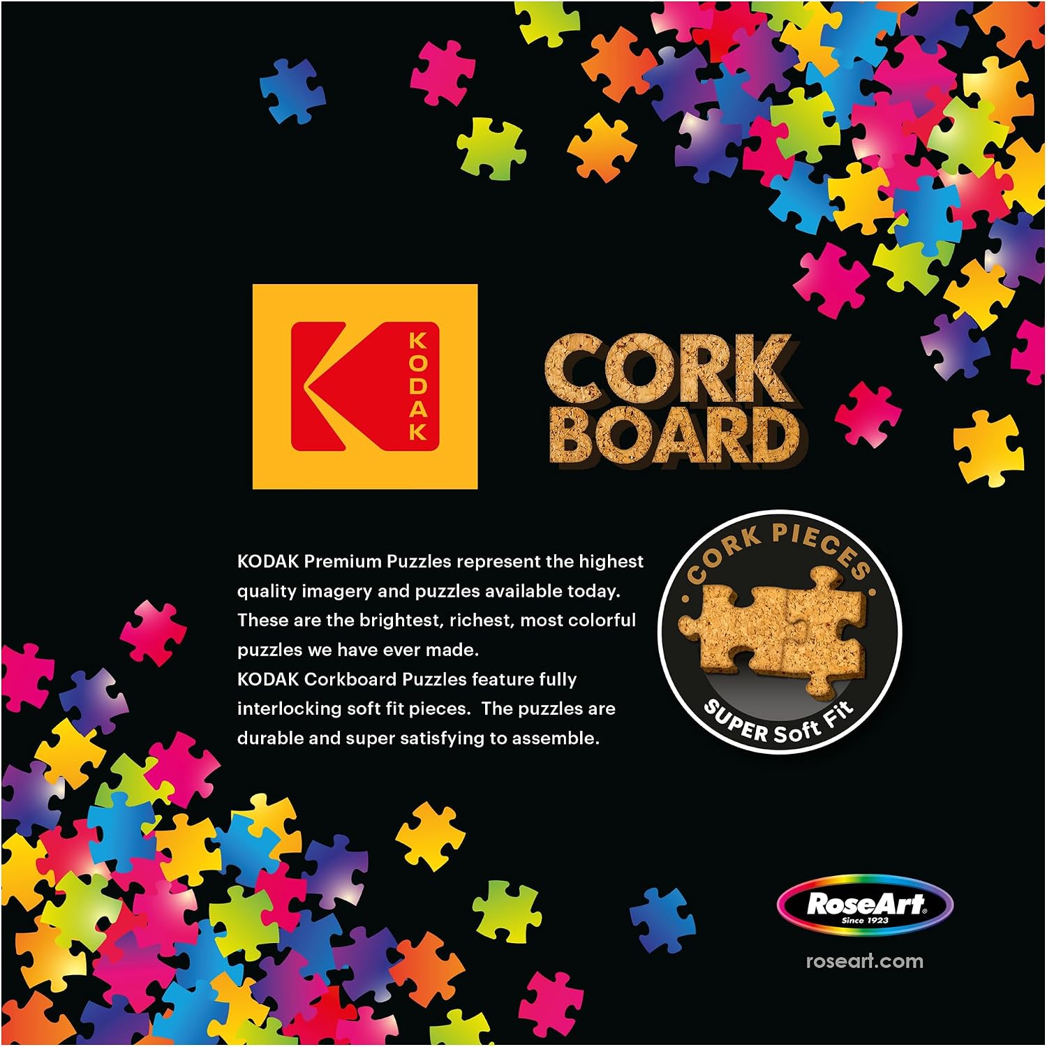 RoseArt - Kodak Cork - Antique Signs - 1000 Piece Jigsaw Puzzle for Adults