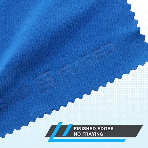 Miniatura 7 de Paño de limpieza de microfibra, paño de microfibra de 7 x 6 pulgadas, paquete de 6 toallitas de limpieza de lentes azules, paño de limpieza para
