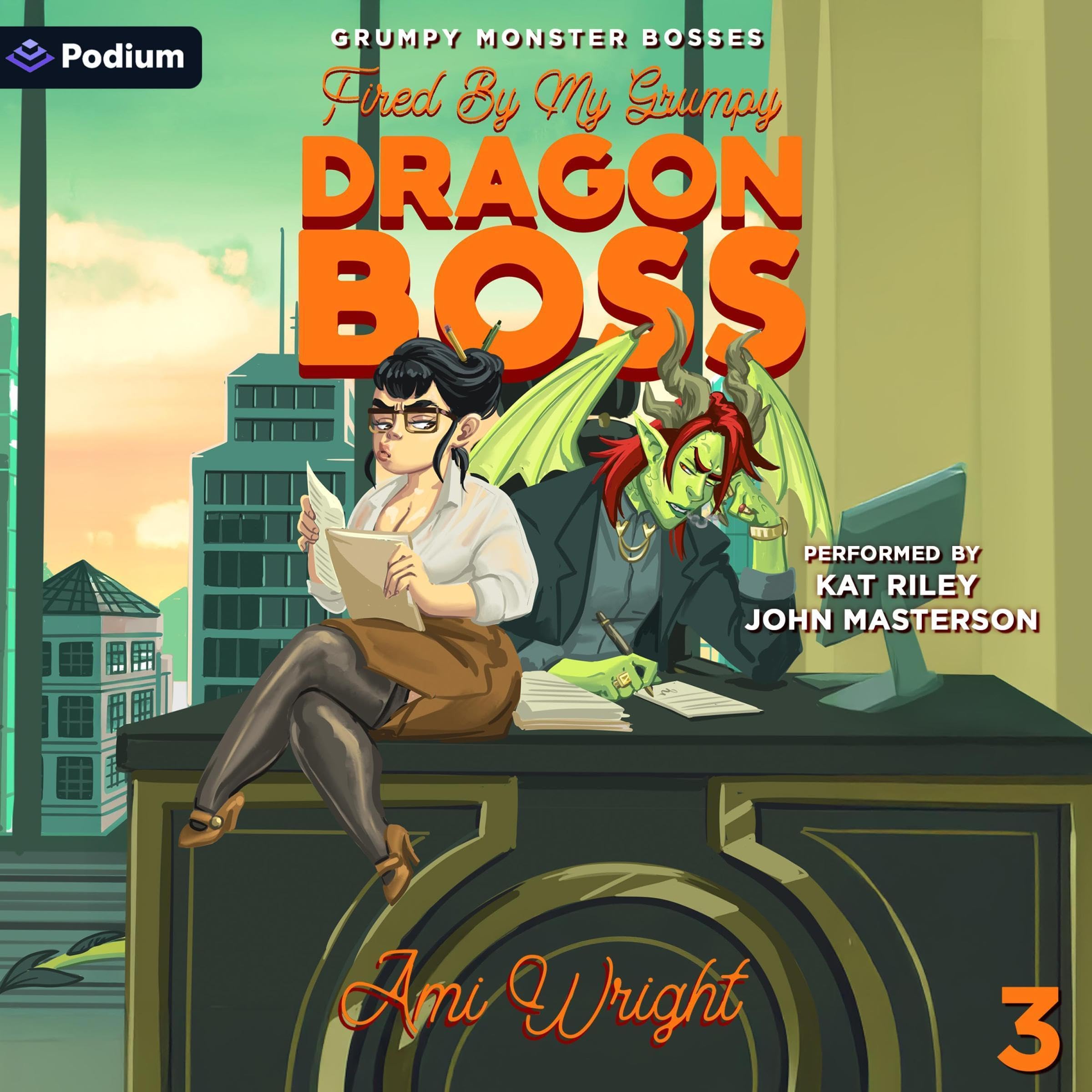 Cover art for Fired by My Grumpy Dragon Boss