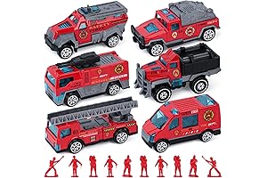 LovesTown 50PCS Fire Truck Toy Set: Ignite Adventure!