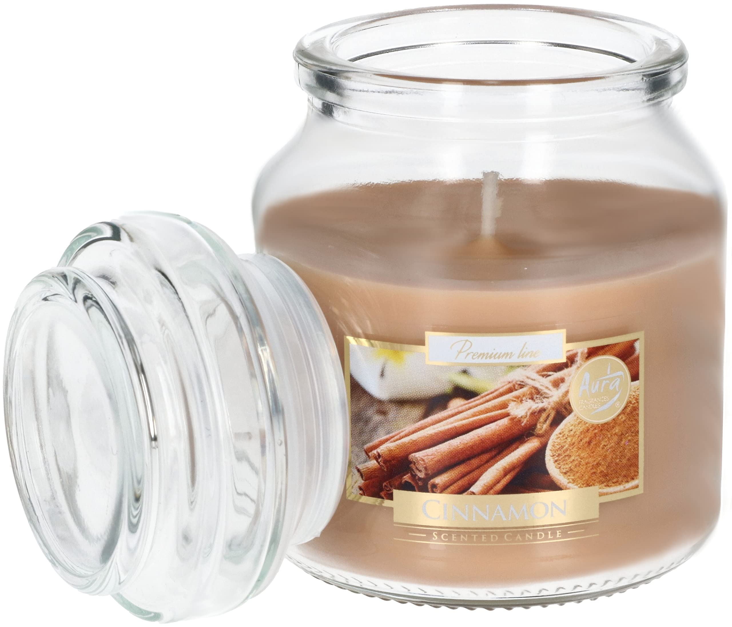 KOTARBAU® Bougie parfumée dans un verre avec couvercle - Idée cadeau - Bougies décoratives d'aromathérapie - Durée de combustion jusqu'à heures (petit, framboise