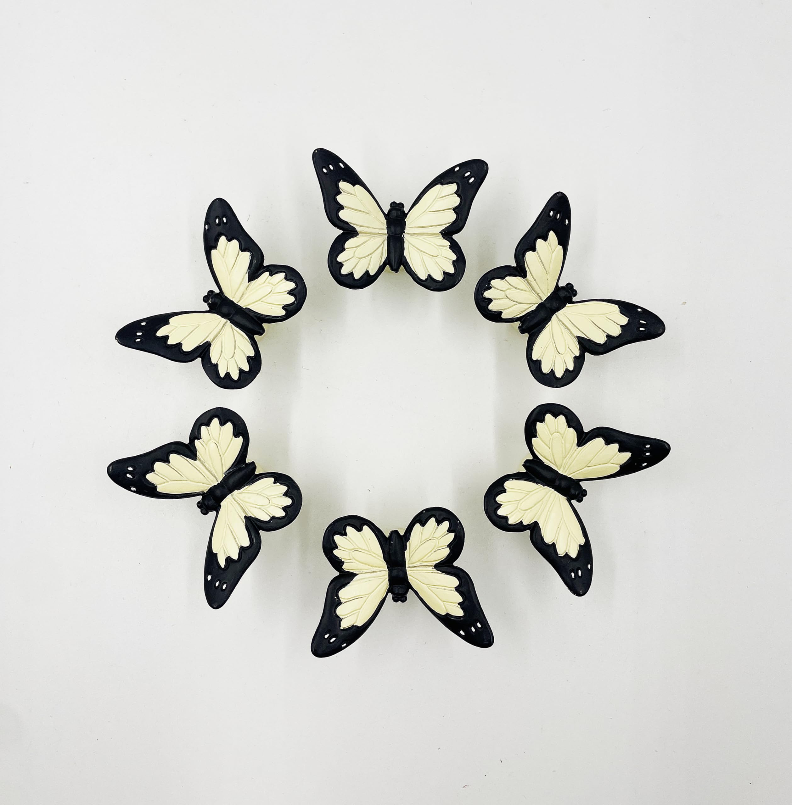 Anna Cowper Lot De 4 Boutons D'armoire Carrés Décoratifs Noirs En