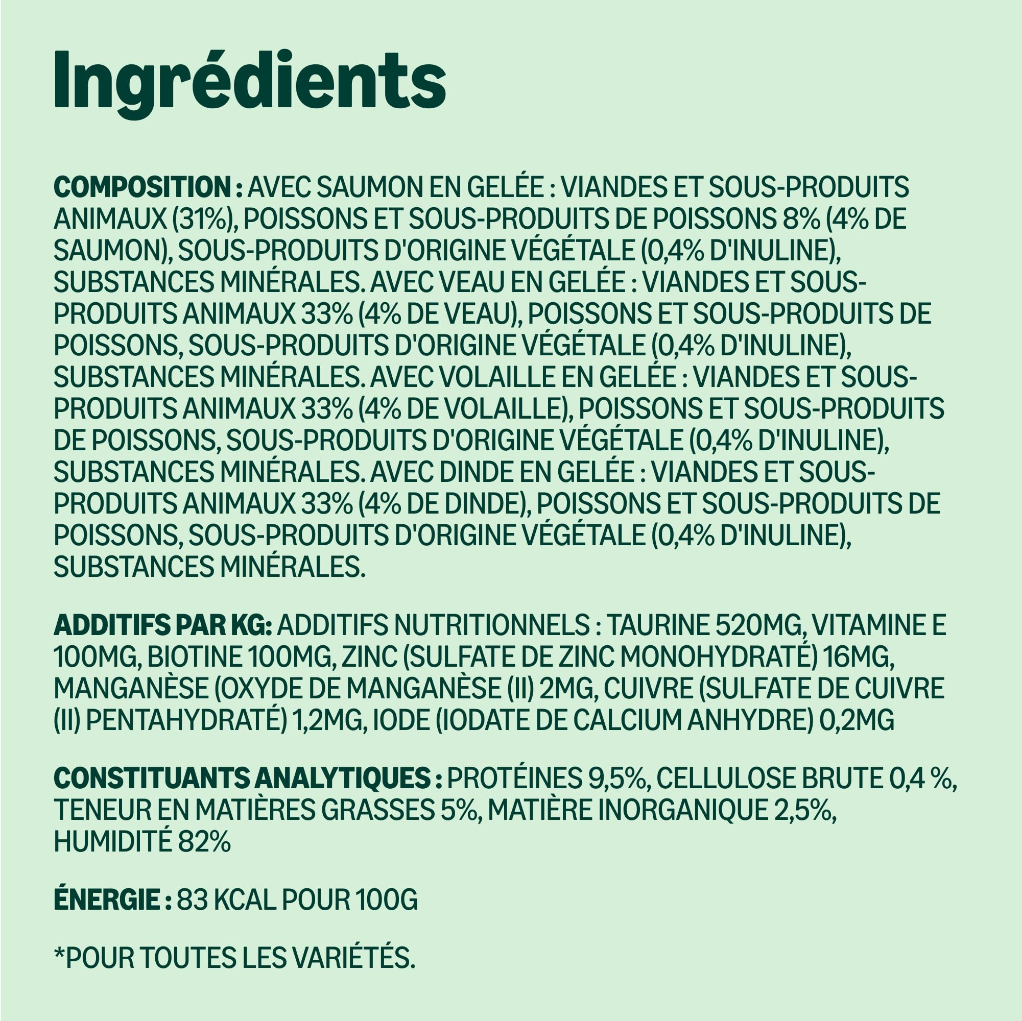 by Amazon Aliment complet pour chatons, Sélection mixte de produits en gelée, 1.2kg (12 sachets de 100g)