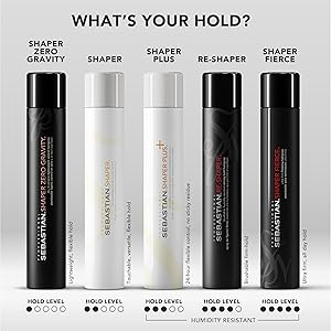 Sebastian Professional Shaper Plus Hairspray | Touchable, Humidity Resistant, Original Extra Hold | 24 Hour Flexible Styling Control | For All Hair Types