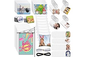 Harloon 154 Pcs Sublimation Air Freshener Blanks Kit
