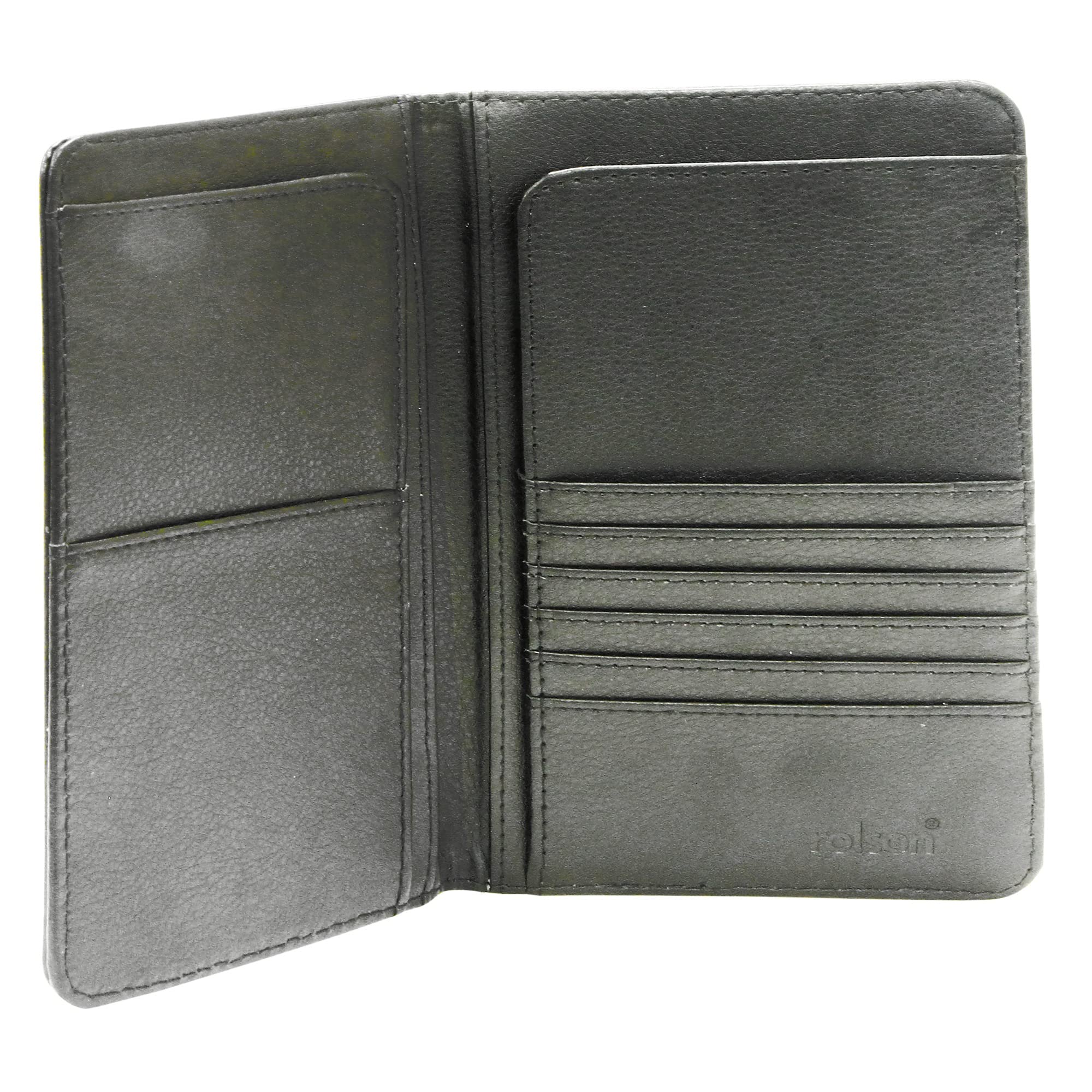 Rolson Passport Wallet, 25 cm, Black