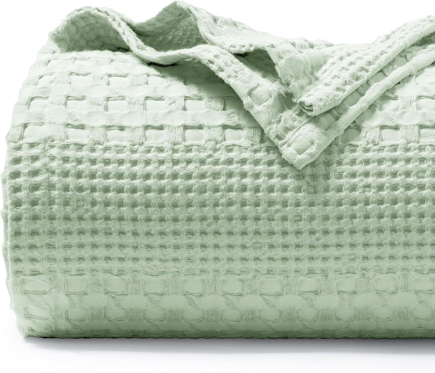 PHF 100 Cotton Waffle Weave Blanket King Size, Lightweight