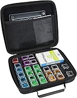 Vista 1 de Hermitshell Estuche rígido de viaje para ThinkFun Gravity Maze, juego de lógica de mármol caído (funda para laberinto de gravedad, negro)