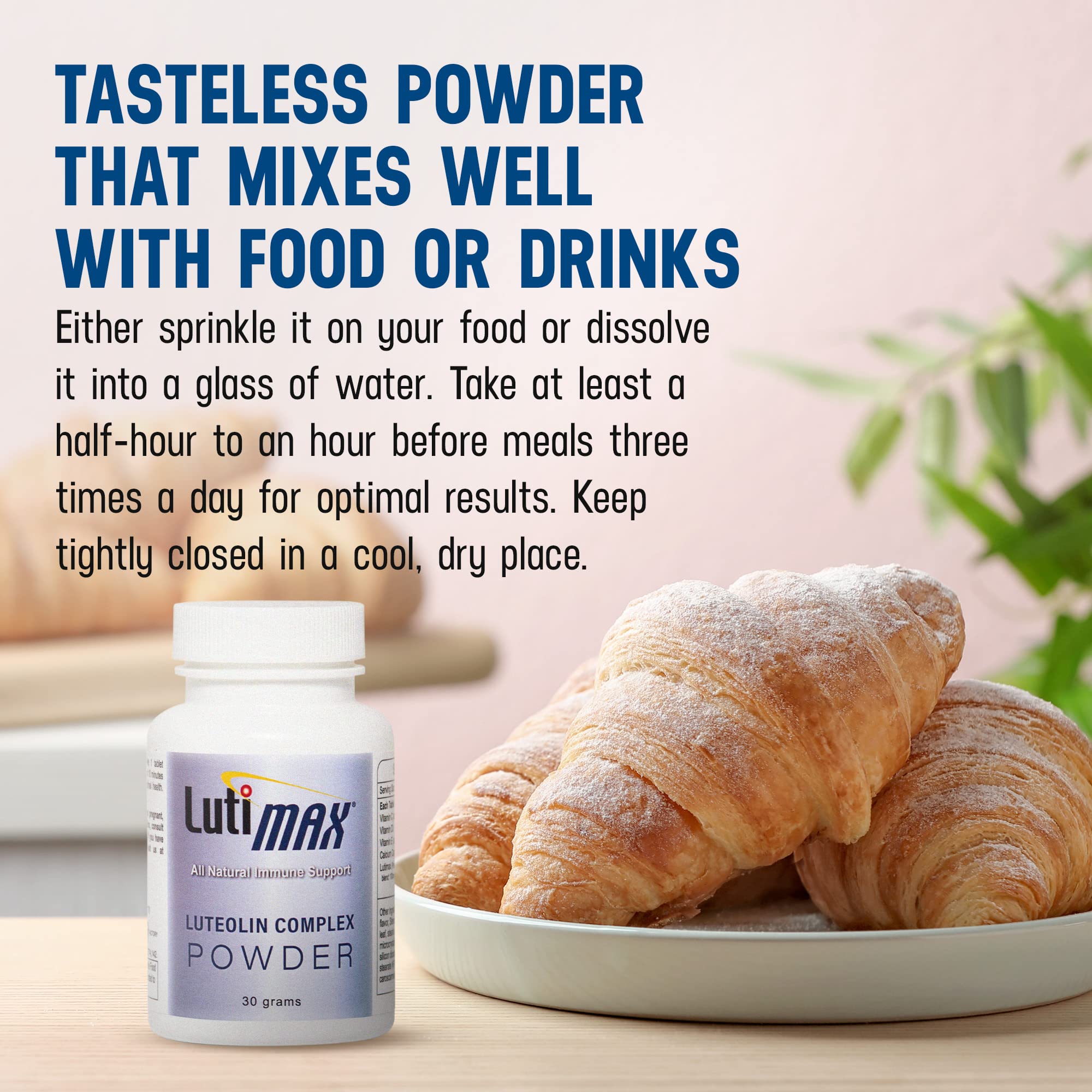 Buy LutiMax Luteolin Complex Powder w/ Rutin 30 gm 100 Servings