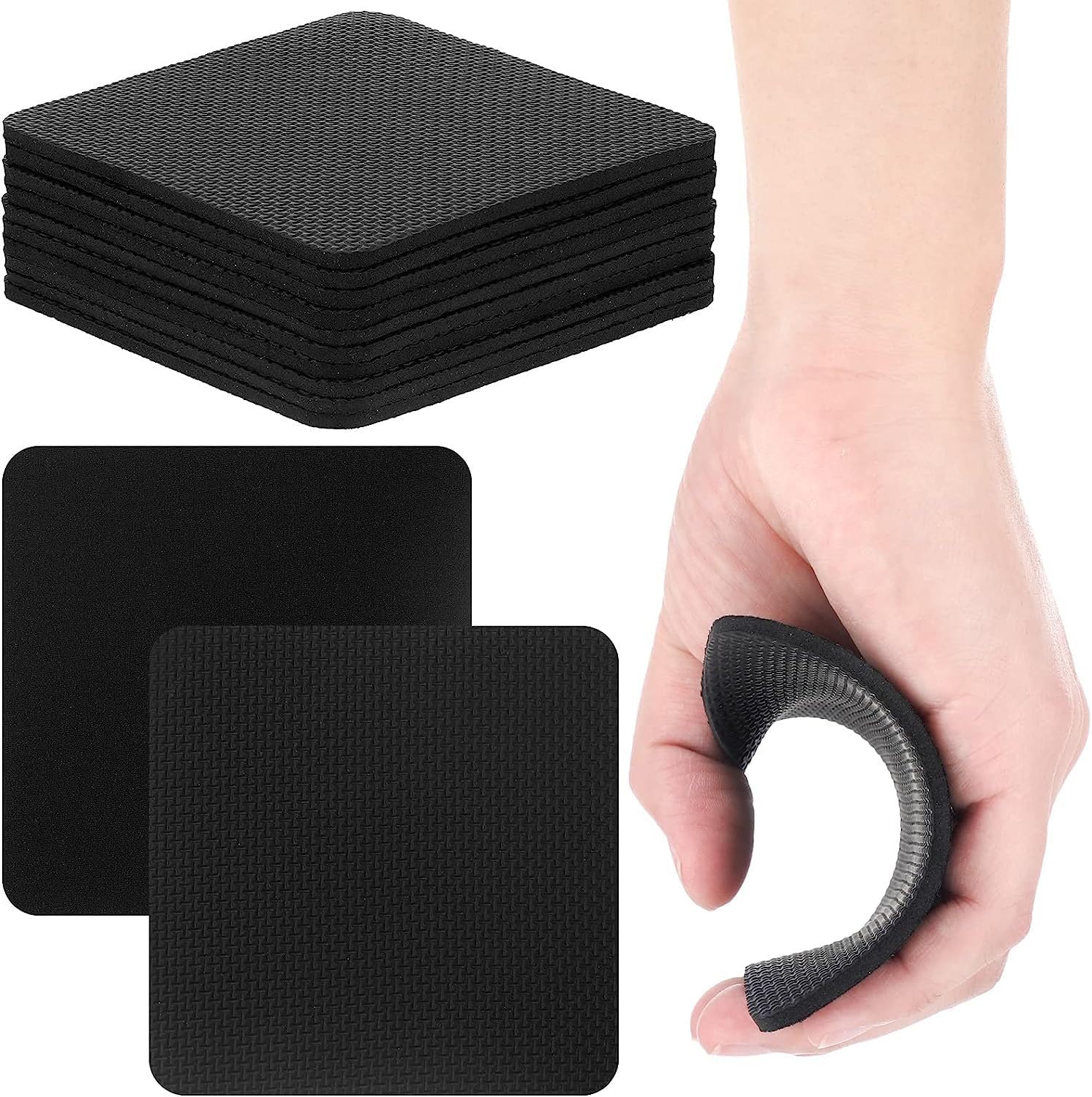 Paire De Protège-mains En Cuir Pour Traction Et Musculation – Antidérapants, Respirants – 9,3x7,4 Cm