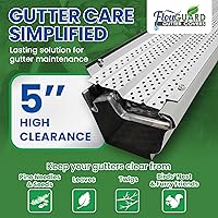 Vista 4 de Sistema de cubierta para canalones, 5 pulgadas, cubiertas para canaletas, elevado filtrado, HCRESW-100