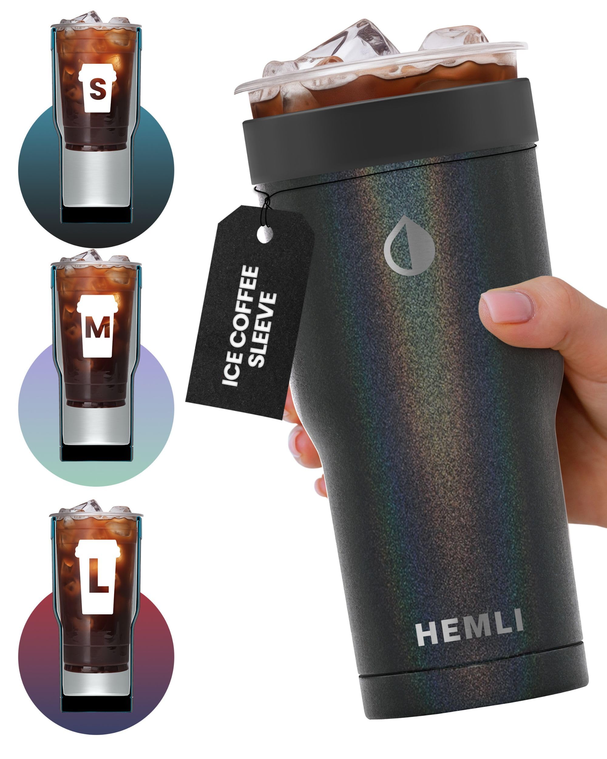 Amazon.com: HEMLI Universal Ice Coffee Sleeve Insulator