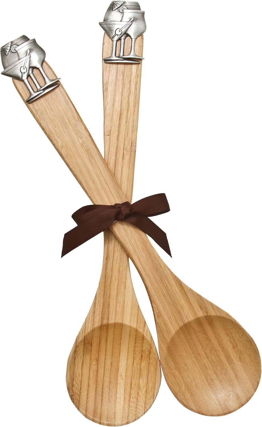 Serving Spoons Drink Glasses S/2 Serving Utensils