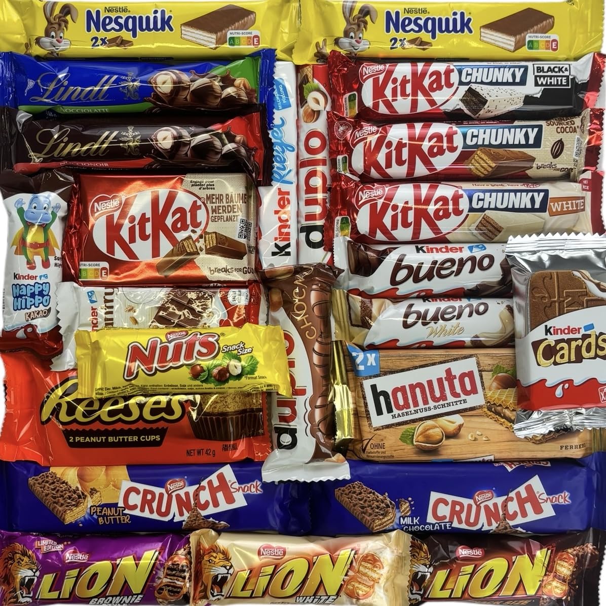 Assortiment de Barre au chocolat (20 pièces)