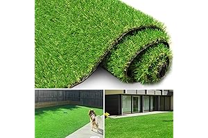 Outdoor Artificial Grass Turf for Dogs - 4' x 6' Fake Grass...