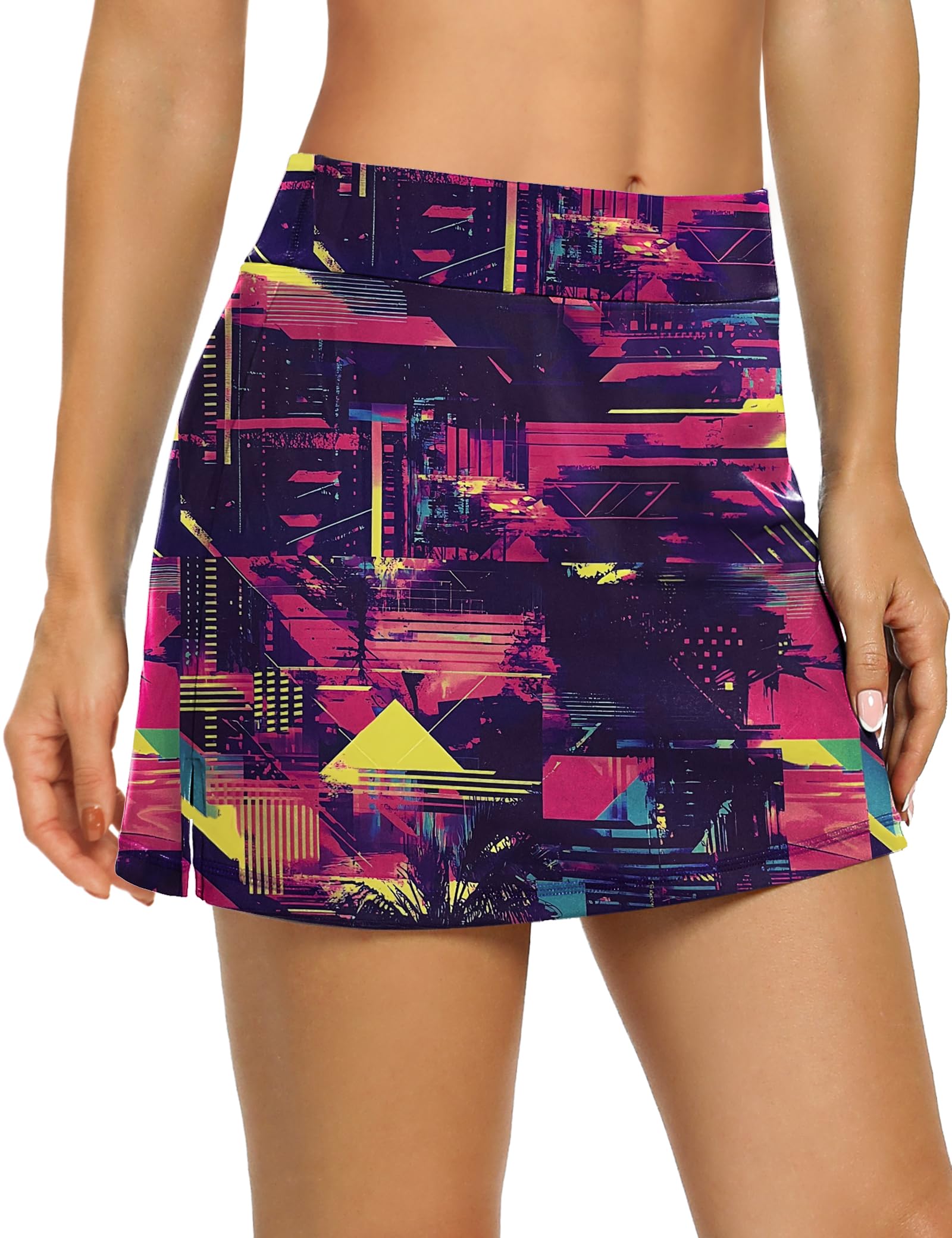 LouKeith Tennis Skirts for Women Golf Athletic Activewear Skorts Mini Summer Workout Running Shorts with Pockets
