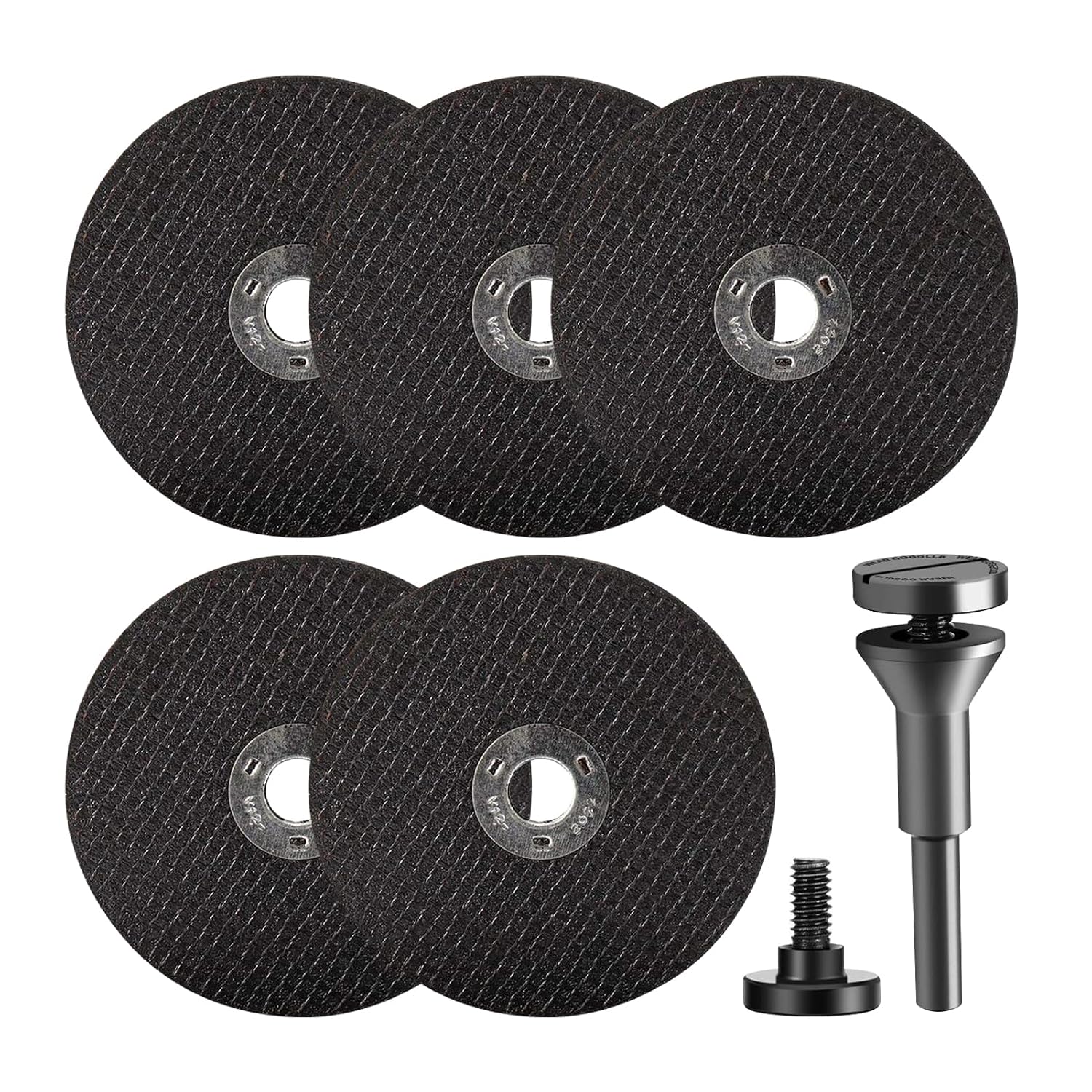 Cut Off Wheels and Metal Cutting Discs with 1/4" Mandrel, 6-Piece Set