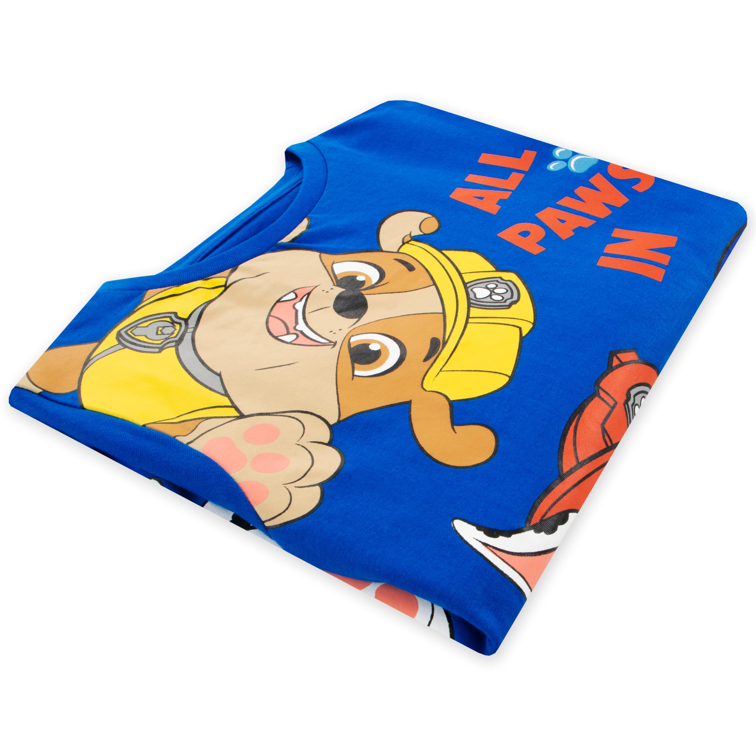 Paw Patrol Maglietta Marshall | Chase T Shirt Bambino | Maglietta Bambini Blu 4-5 Anni