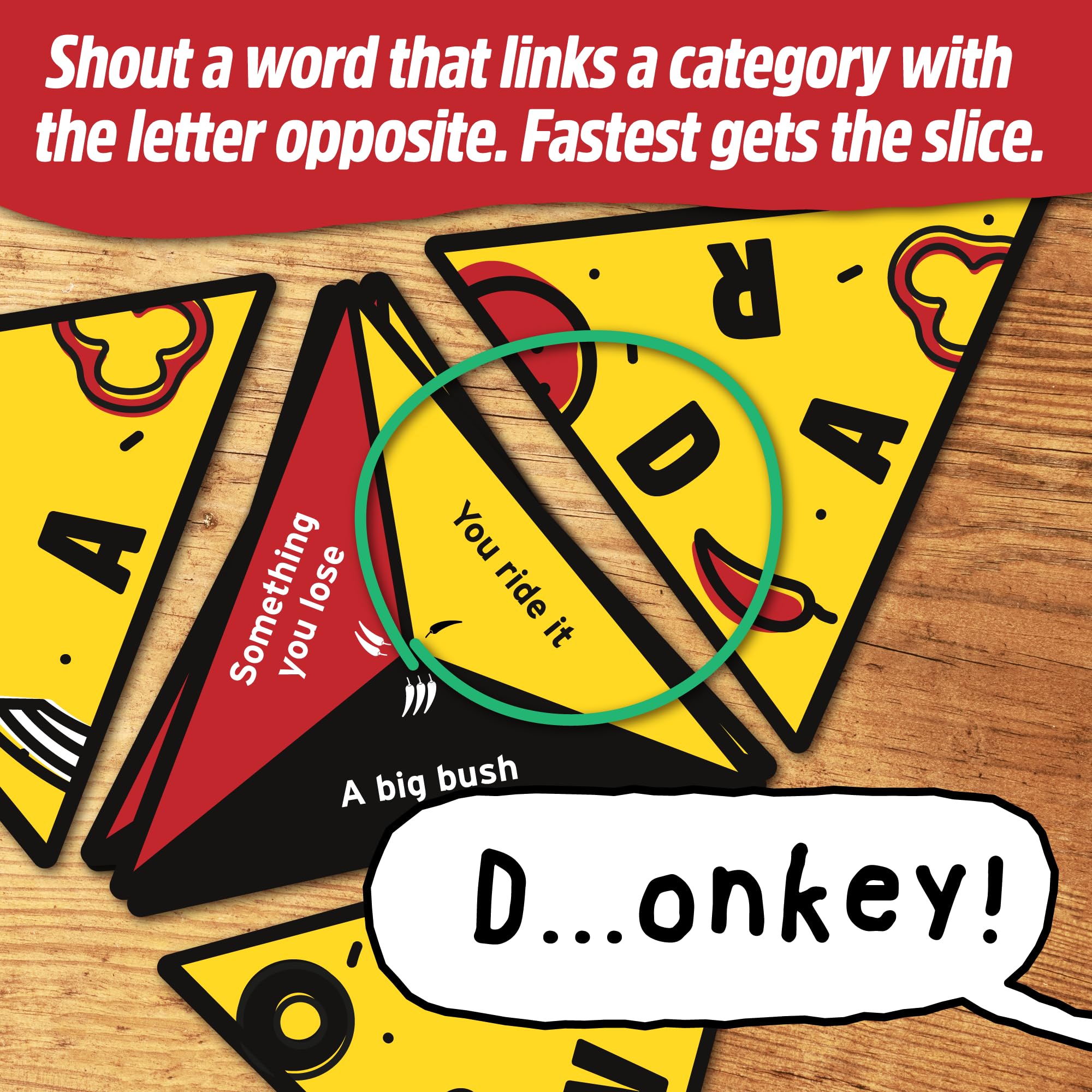 Big Potato P for Pizza Xxxtra Hot - Spicy Word Party Game for Adults & Friends, Red - Image 3