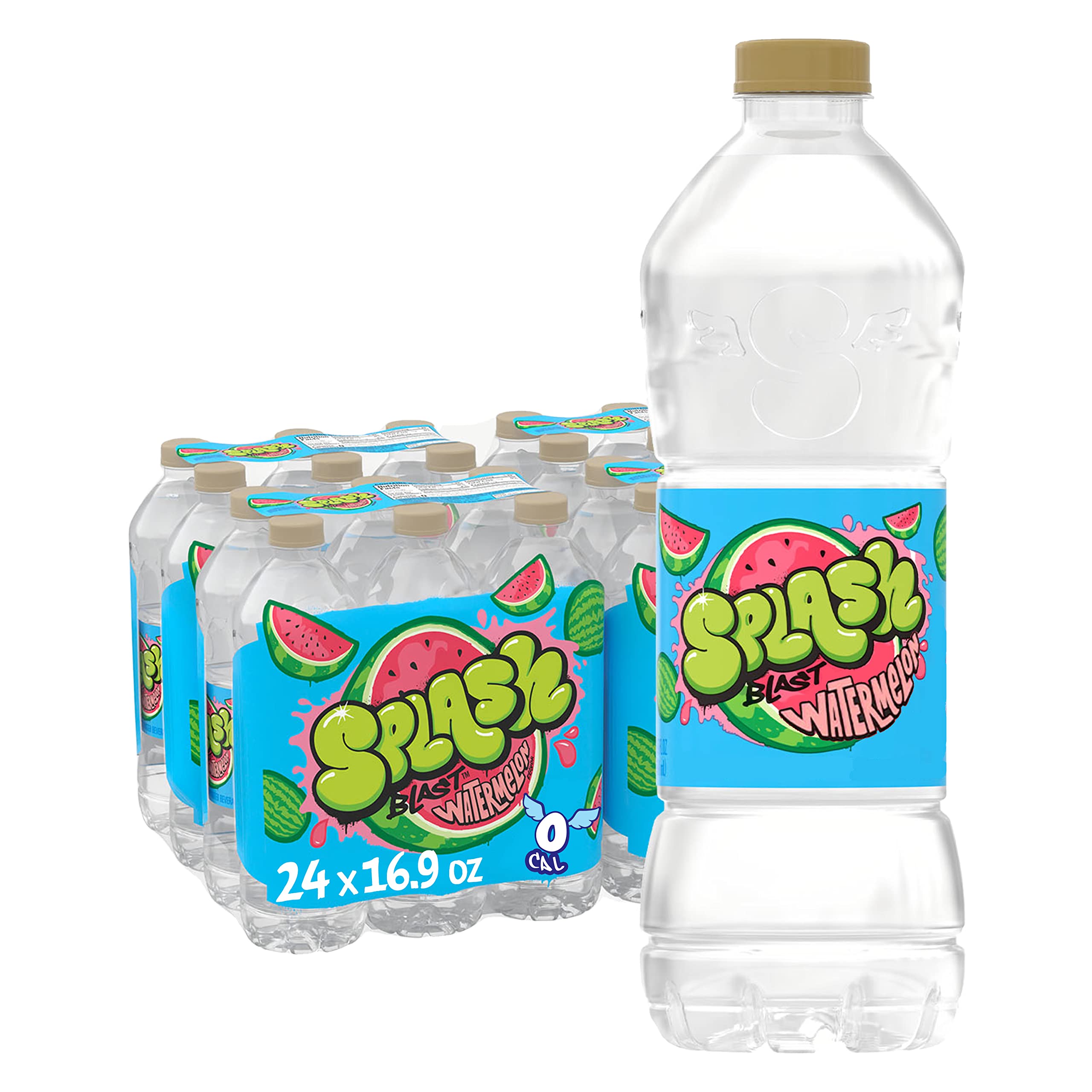 Buy Splash Blast, Watermelon Flavored Water, Zero Sugar, with