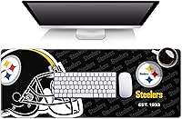 Vista 23 de YouTheFan NFL Logo Series - Almohadilla de escritorio, 31.5 x 12 pulgadas