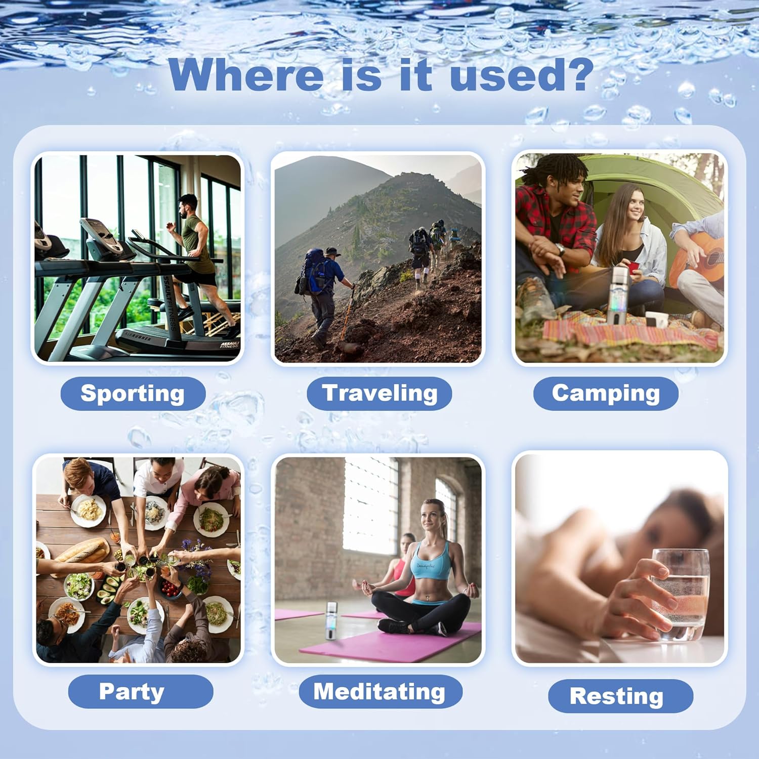 Hydrogen Water Bottle Generator with 10000PPB Hydrogen Production LED Display Portable Hydrogen Water Machine for Home, Gym, Travel, Office Hydro Bottle Suitable Gift for Love Friend Family