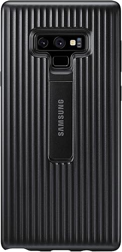 Samsung Funda para Galaxy Note9, funda protectora resistente de grado militar con soporte, color negro - EF-RN960CBEGUS