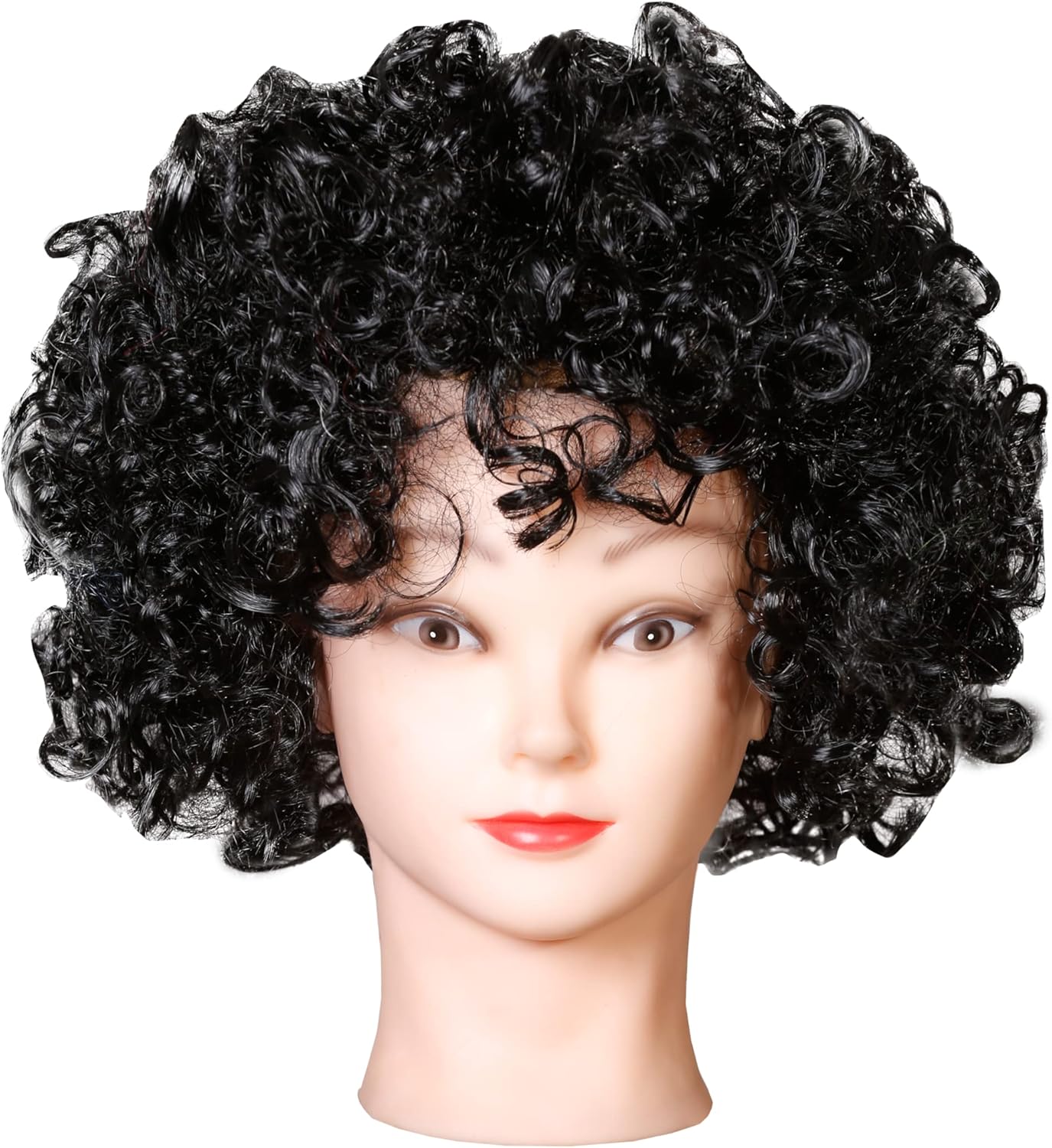 Unisex Clown Wig Circus Funny Fancy Party Dress Accessory Afro Stag Do Fun Joker