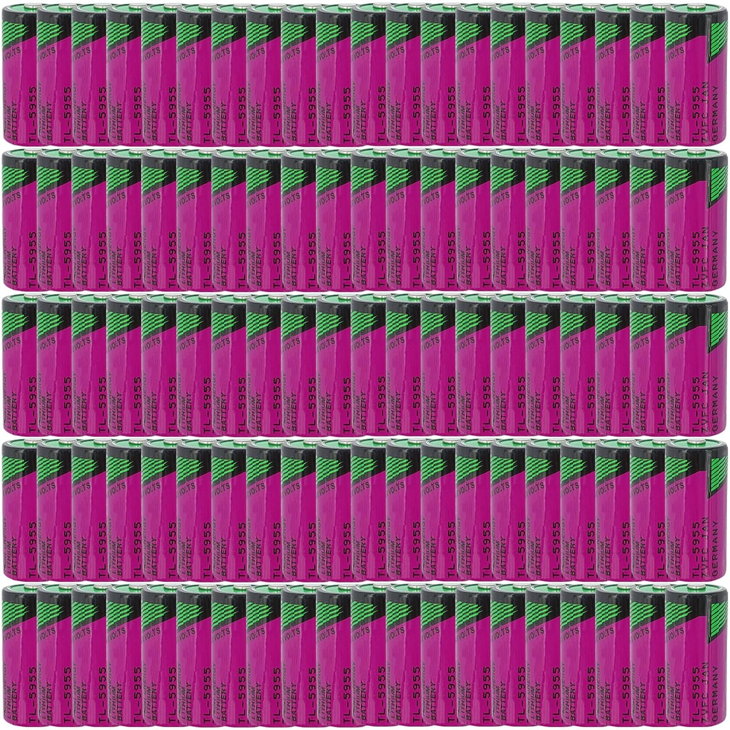 100PCS Set TL-5955 2 3AA Battery for Tadiran 3 6 Volt Lithium Battery TL-5955 1650mAh TL-2155 TL-4955 TL-5155