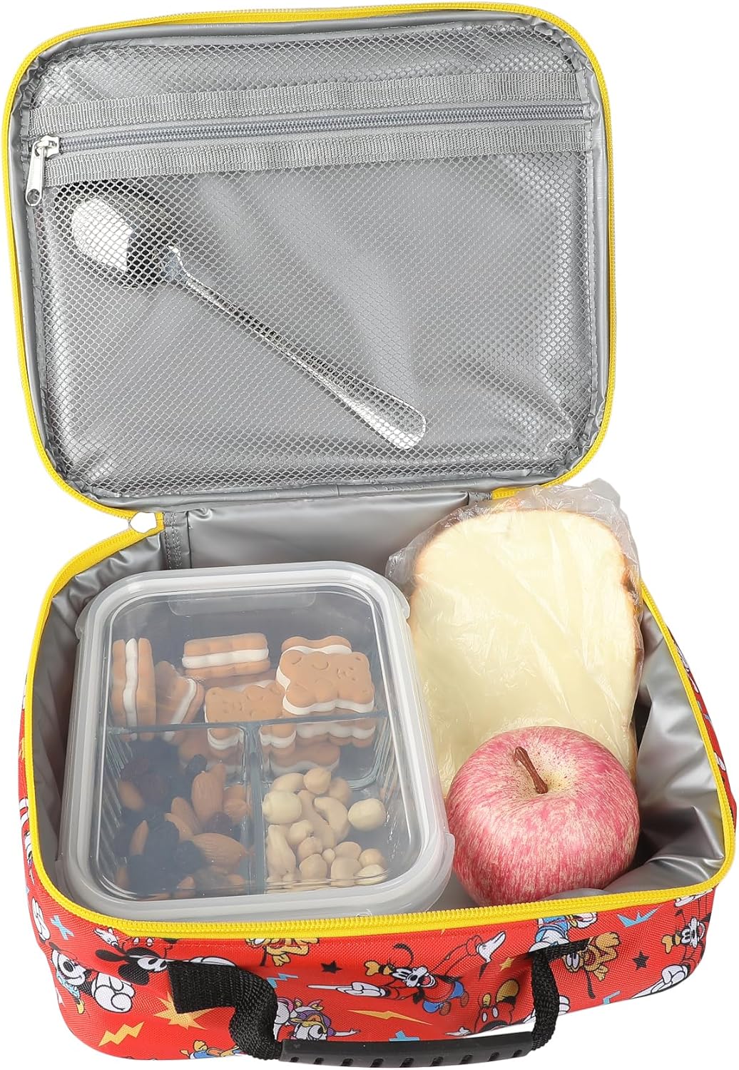 Disney Mickey Mouse And Friends 2-Piece 14" Toddler Girls and boys Backpack & Lunch Kit Set For School And Travel - Image 5