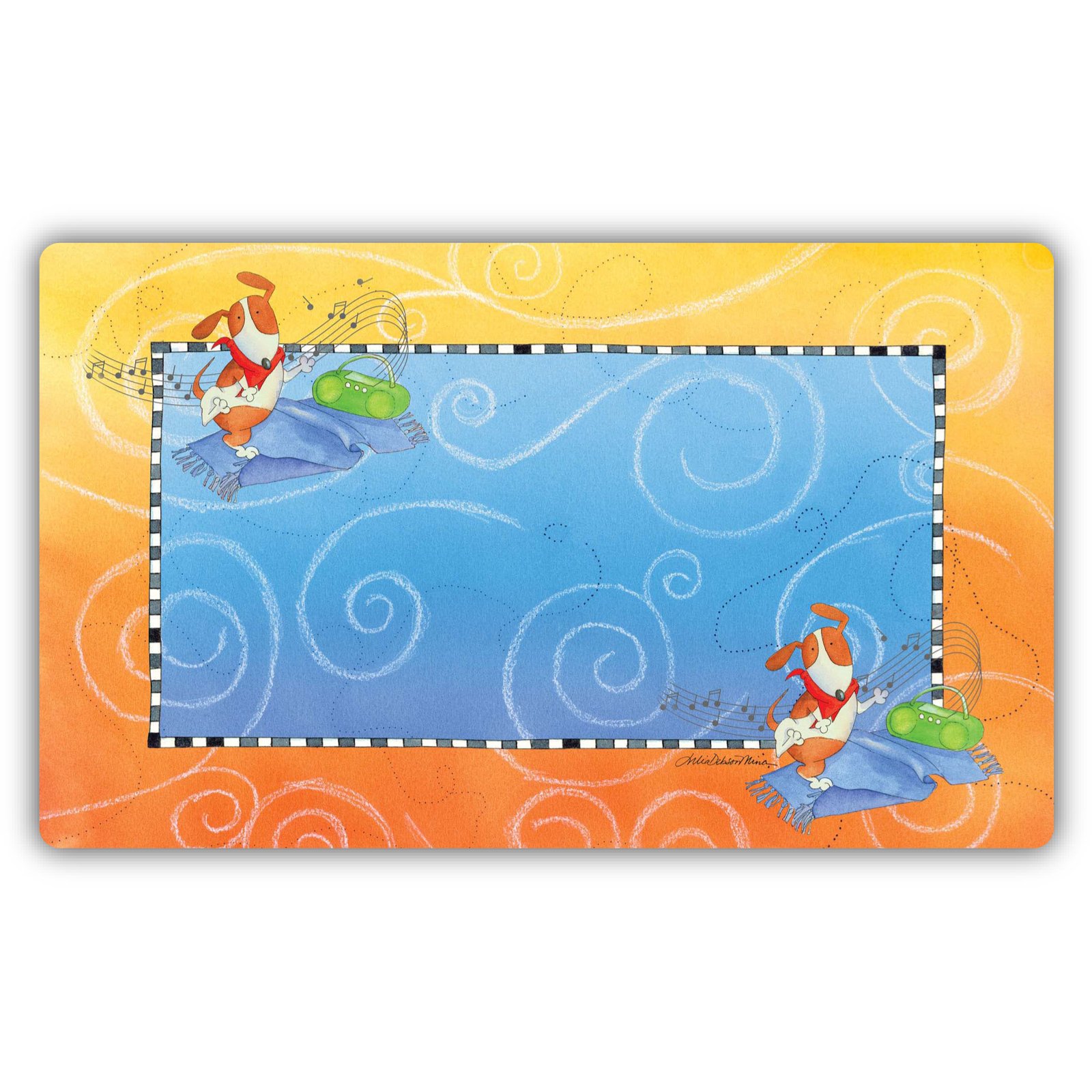 Drymate Absorbent Mat — Kitchen Dancer Dog Drymate Absorbent Mat — Kitchen Dancer Dog