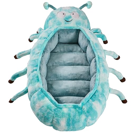 Hugging Sleeping Bag, Fluffy Animal Shaped Slumber Pod, Adult Sleep Sack - 71"
