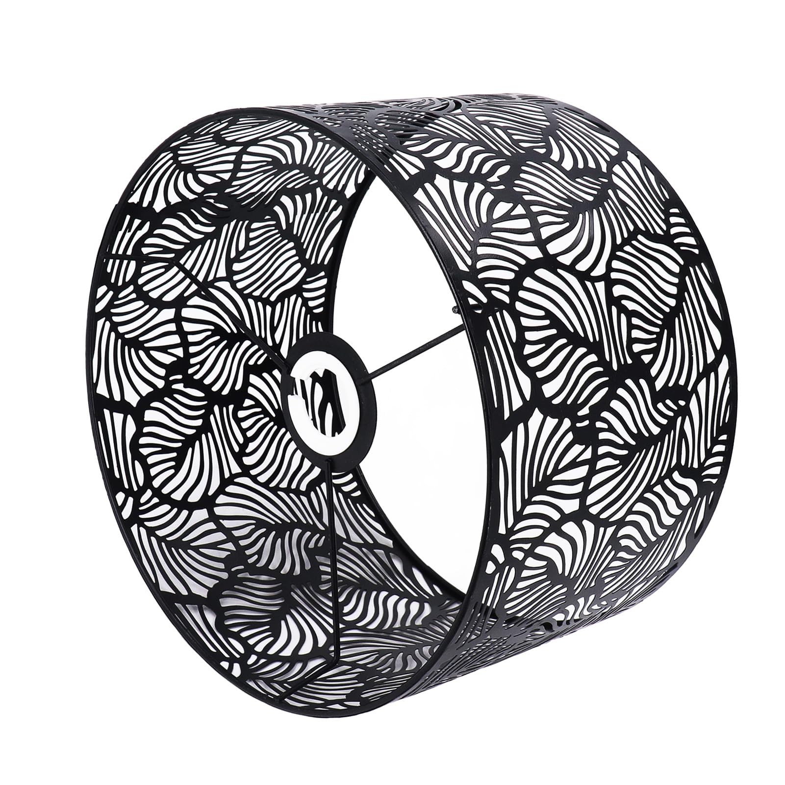 HEITIGN Table Lampshade Bulb Lamp Shade Lampshade Light Lamp Shade Modern Simple Style Home Decoration for E14 E27 Bulbs (Black)