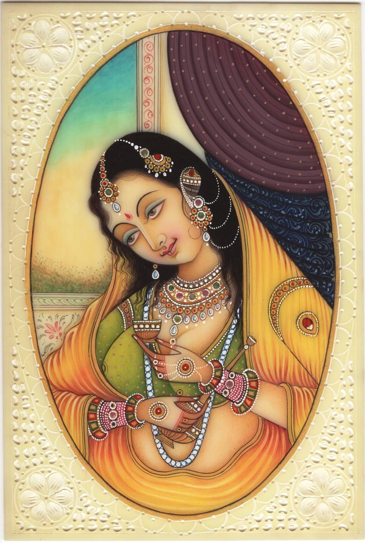 Amazon.com: ArtnIndia: Indian Portrait Art