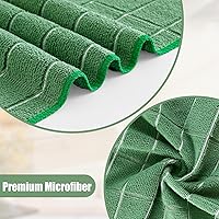 Vista 2 de Homaxy Juego de toallas de cocina y paños de cocina de microfibra, paquete de 12 toallas de mano suaves y absorbentes, a granel, trapos de secado
