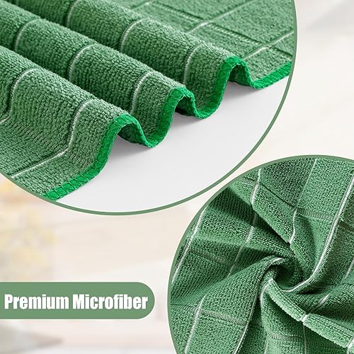 Miniatura 2 de Homaxy Juego de toallas de cocina y paños de cocina de microfibra, paquete de 12 toallas de mano suaves y absorbentes, a granel, trapos de secado