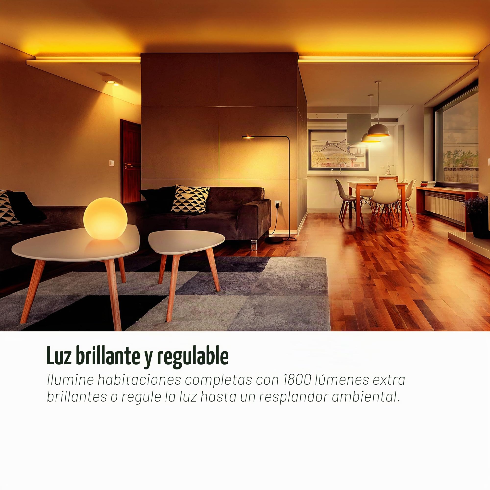 EVE Light Strip - Tira de luz LED inteligente, luz blanca de espectro completo y a color, 1800 lúmenes, no necesita centralita, Iluminación adaptable, HomeKit