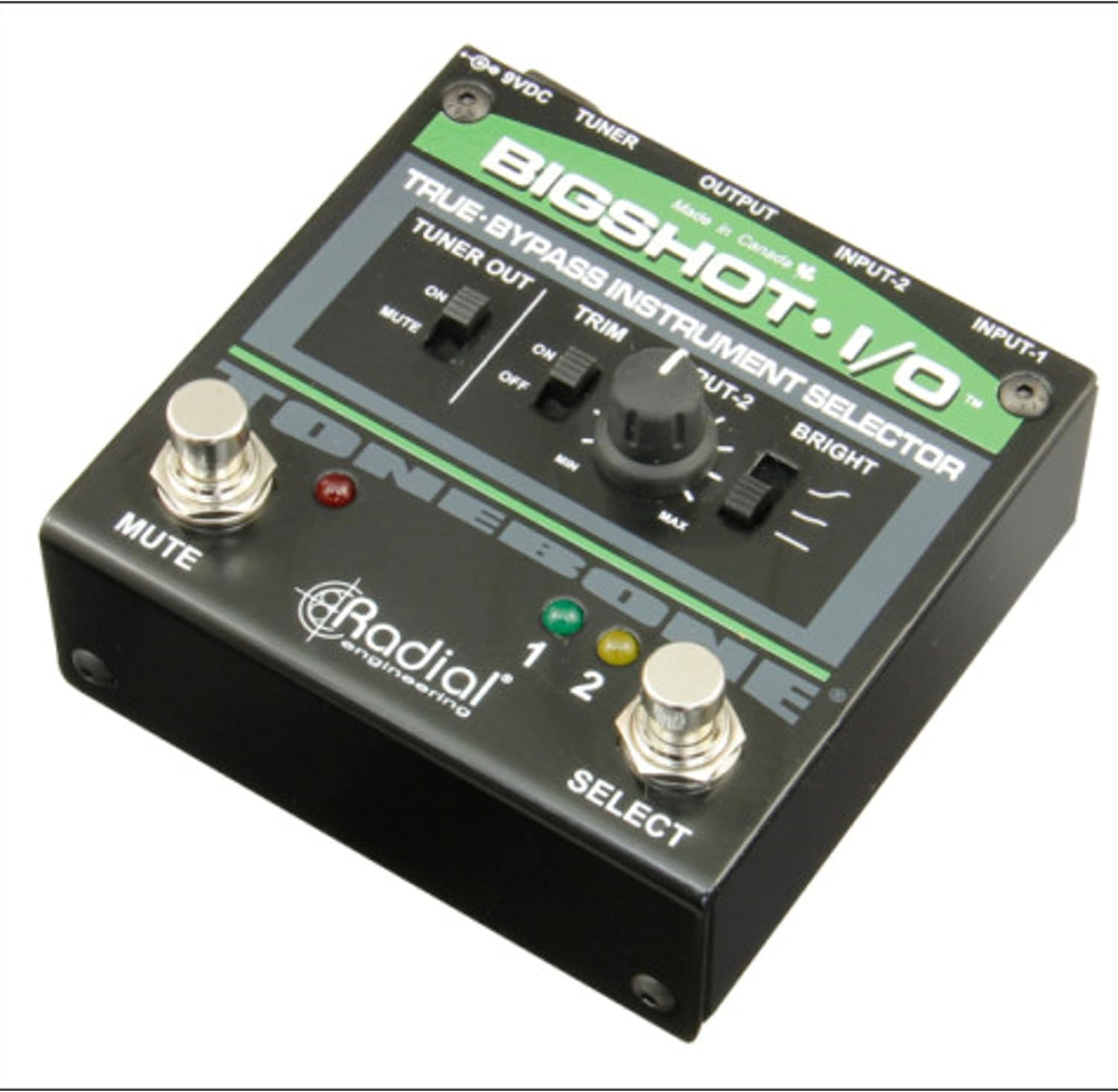Radial BigShot I O True-Bypass Instrument Selector