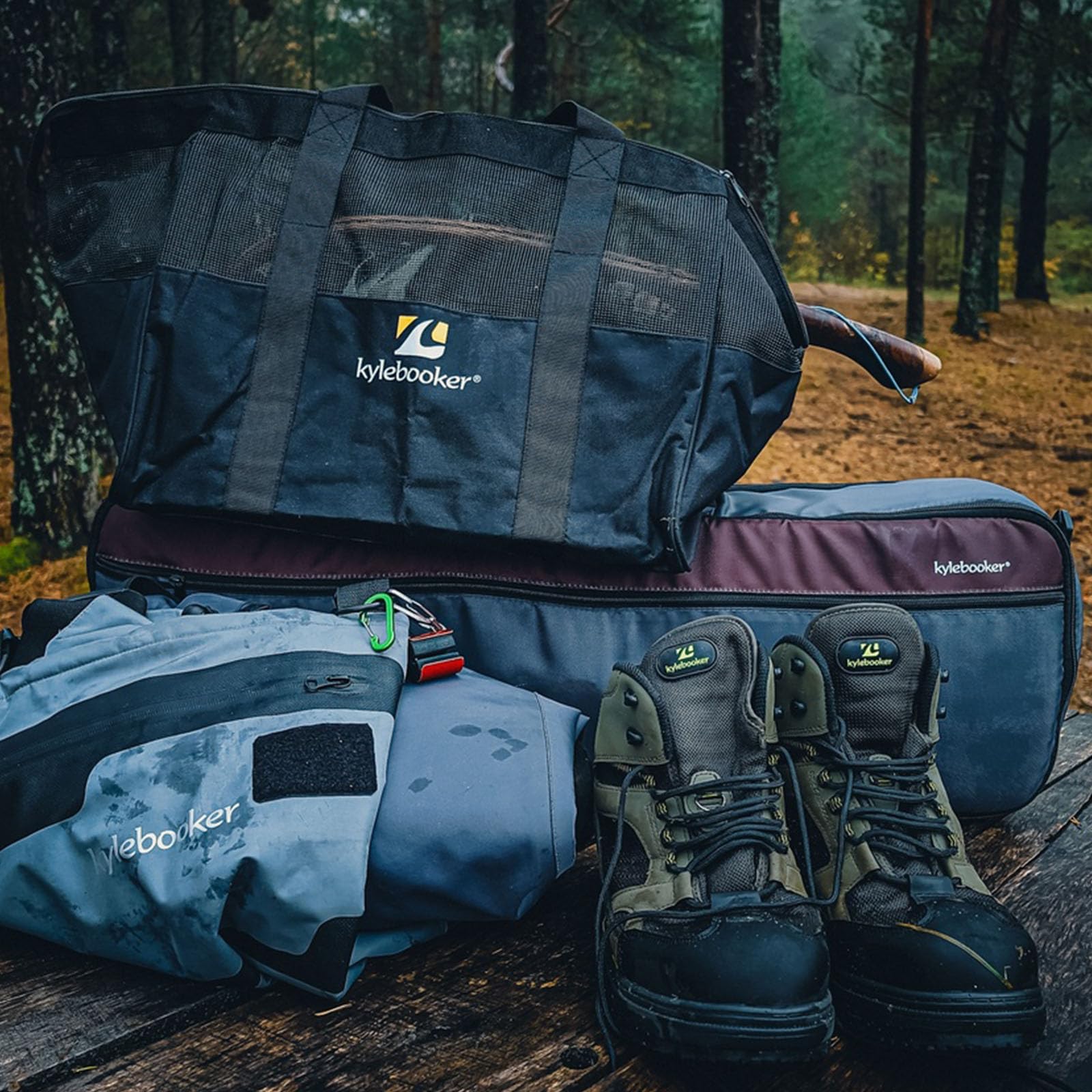 Kylebooker Wędkarstwo Muchowe Wodery Torba na Zewnątrz Buty Sportowe do Przechowywania Akcesoria Wędkarskie Sprzęt Bagażowy